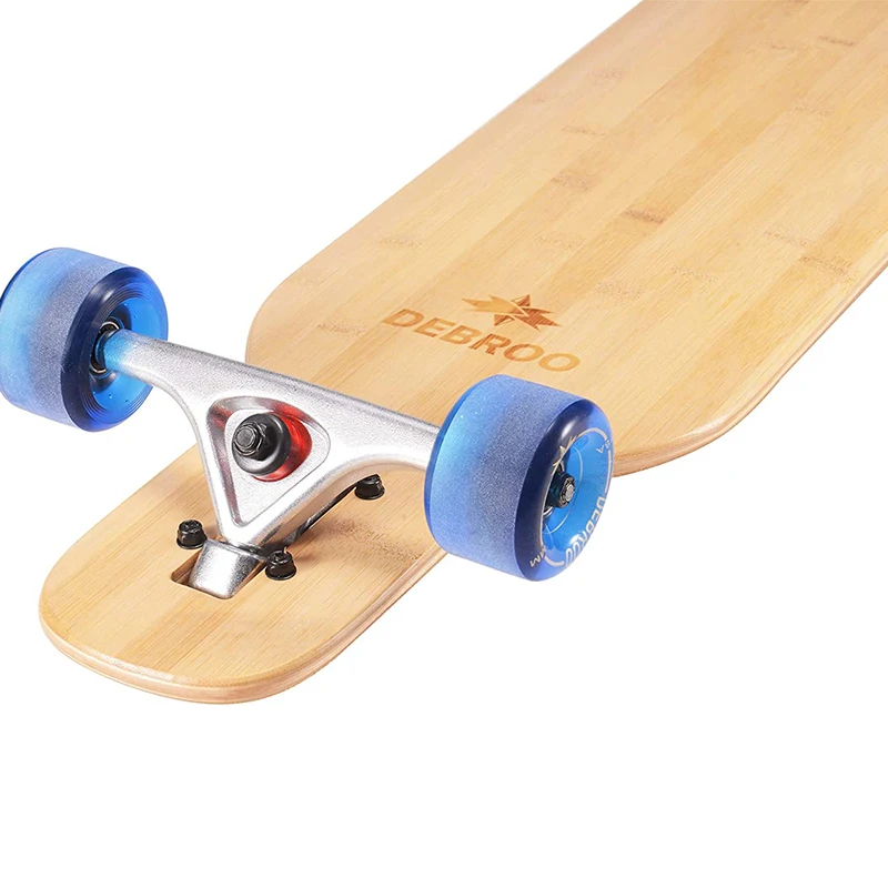 Complete Cruiser Longboard Skateboard Wear Deck Bamboo Canadian Maple for Freestyle - Image 4