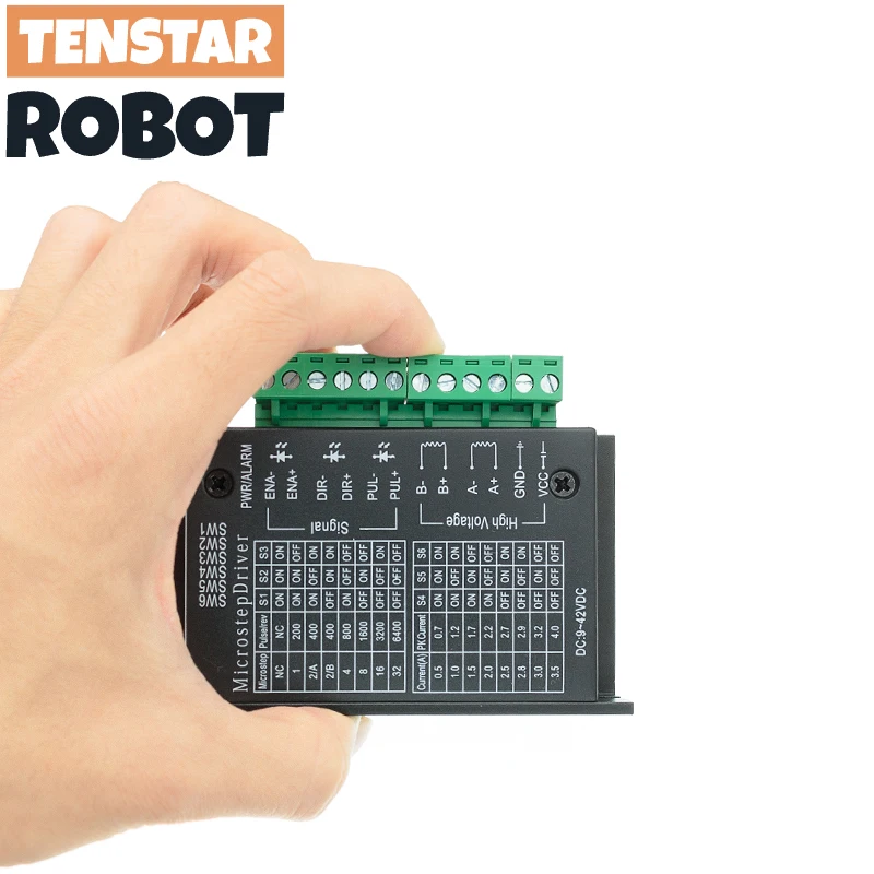 Stepper Motor Driver TB6600 23 Nema 34 42/57/86 Nema17 4A DC9-40V 1 Axis Stepping Motor CNC Engraving Machine - Image 5