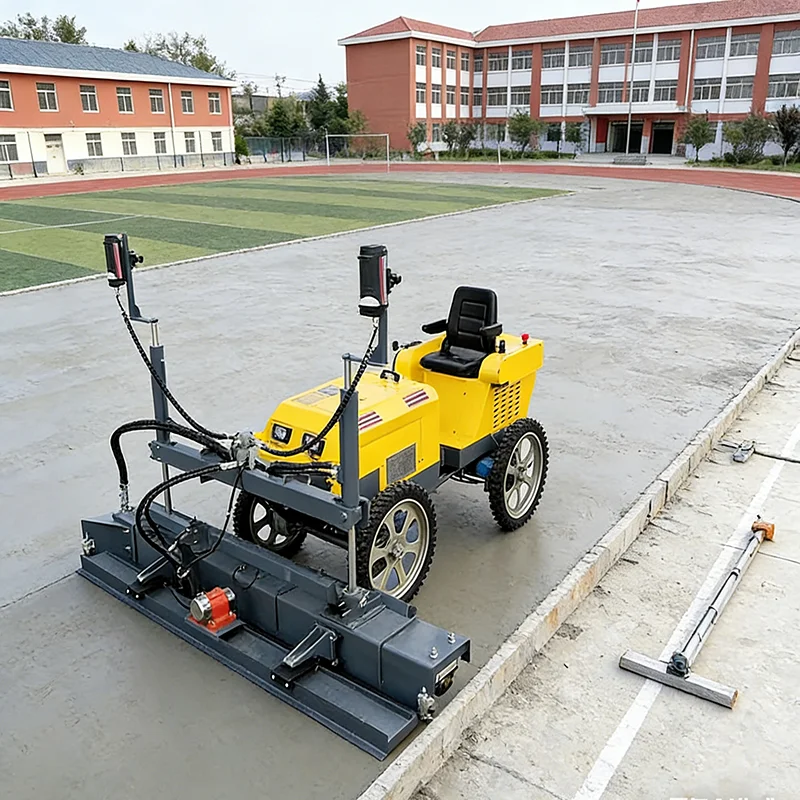 Customized Concrete Laser Screed Leveling Machine High Efficiency Concrete Finishing Equipment for Large Construction Sites