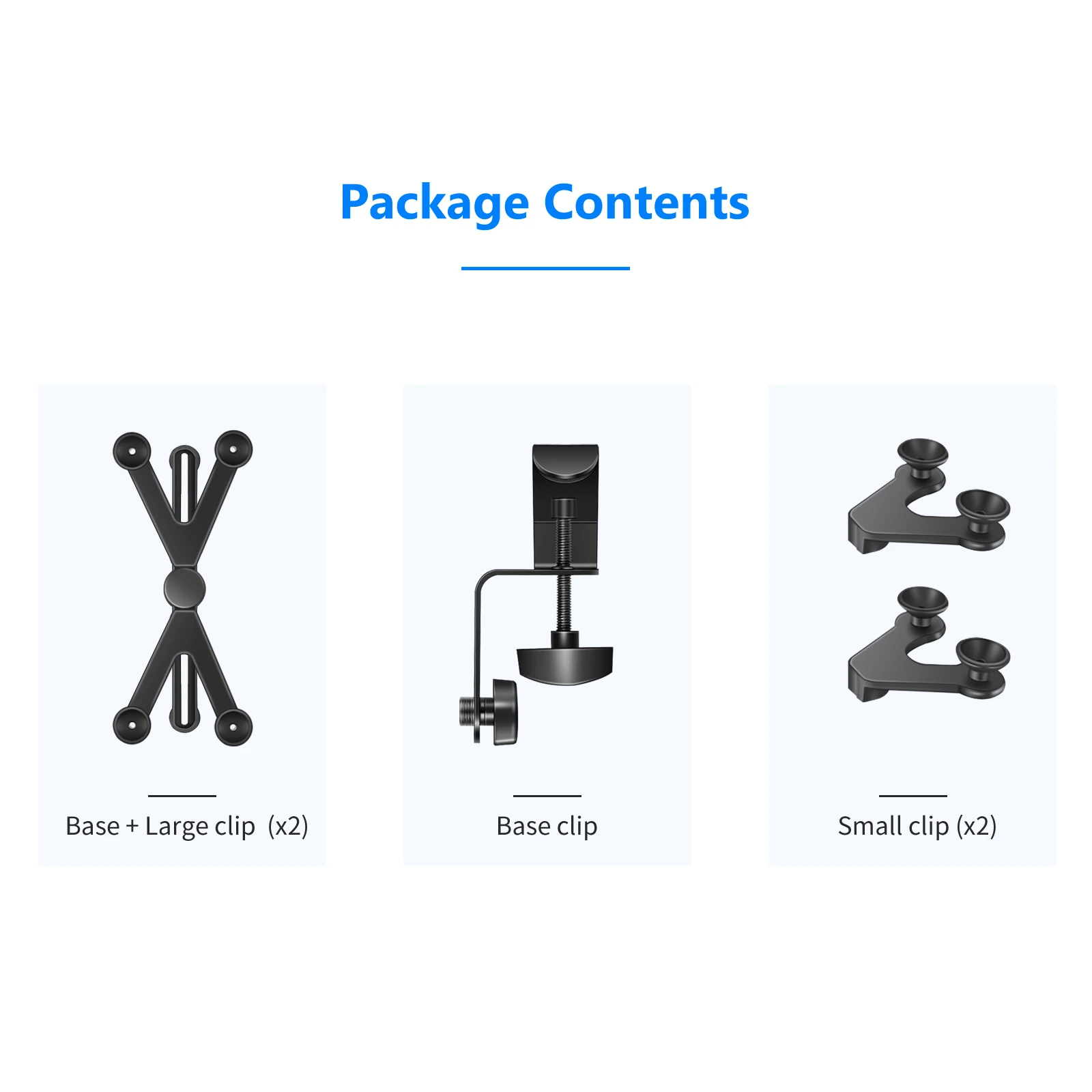 7-14 Inches Adjustable Tablet Holder Mount 360 Degree Swivel Clamp For Microphone Stand For Apple iPad Pro Air Mini Google Nexus - Image 4