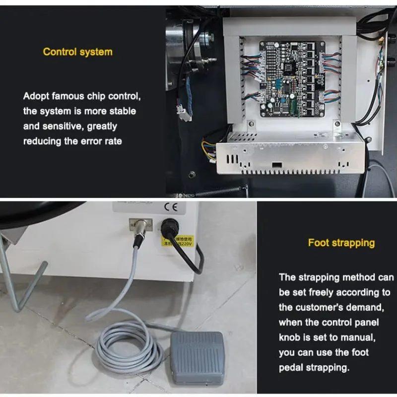 Automatic Carton Box Strapping Machine With Live Roller Table Factory Packaging Equipment High Efficiency Industrial Packaging - Image 4
