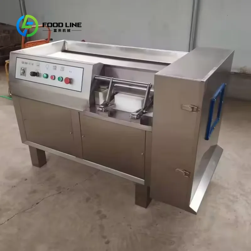 Customized Industrial Automatic Frozen Meat Dicing Machine High-Precision Meat Cubes Cutting Equipment High Efficiency - Image 4