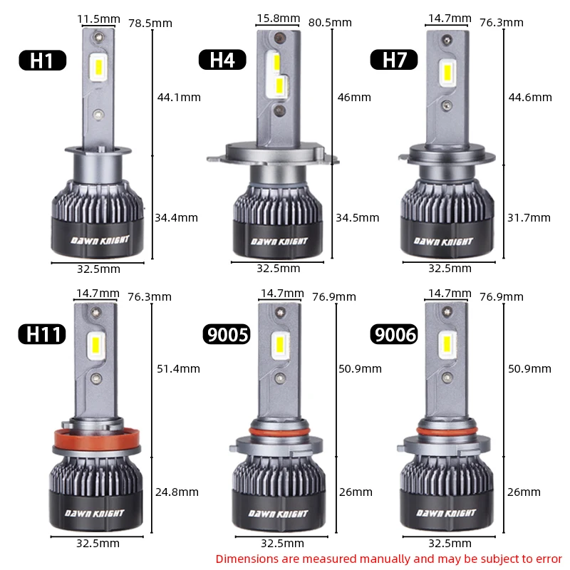DAWNKNIGHT K5C Mini 40W H7 H4 Long Life Version Led Headlight Bulb 4300K K6C Led HB3 H11 Lamp Bulb H1 HB4 Led Lights For Car 12V - Image 5