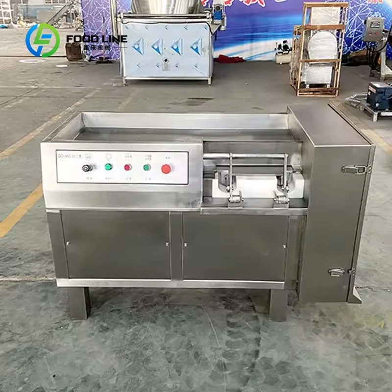 Customized Industrial Automatic Frozen Meat Dicing Machine High-Precision Meat Cubes Cutting Equipment High Efficiency - Image 5