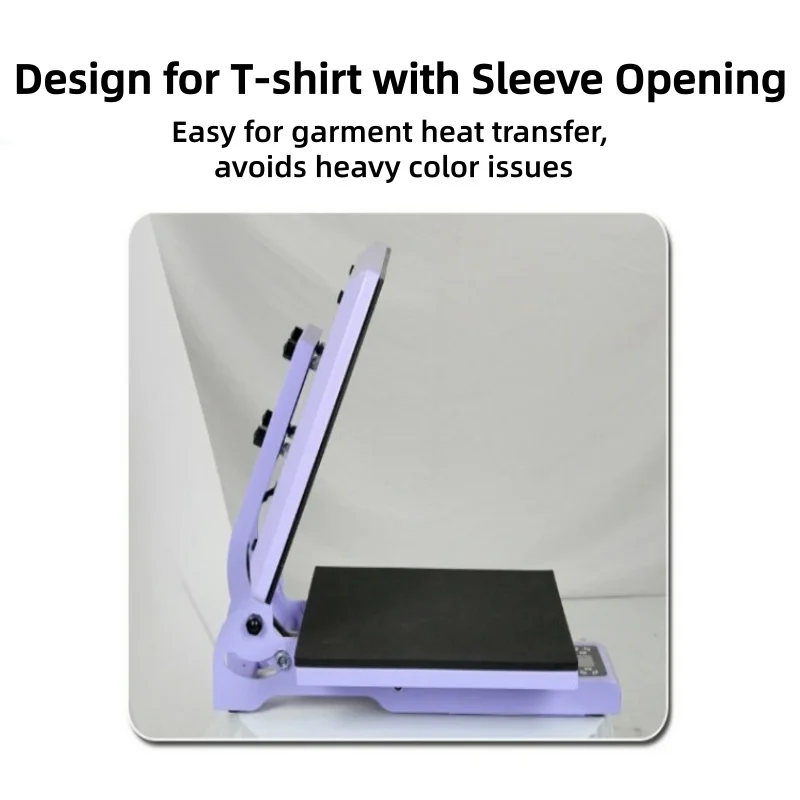 Portable Mini Digital Flat Heat Press Machine Manual Sublimation Heat Transfer Machine for DIY Clothing Printing