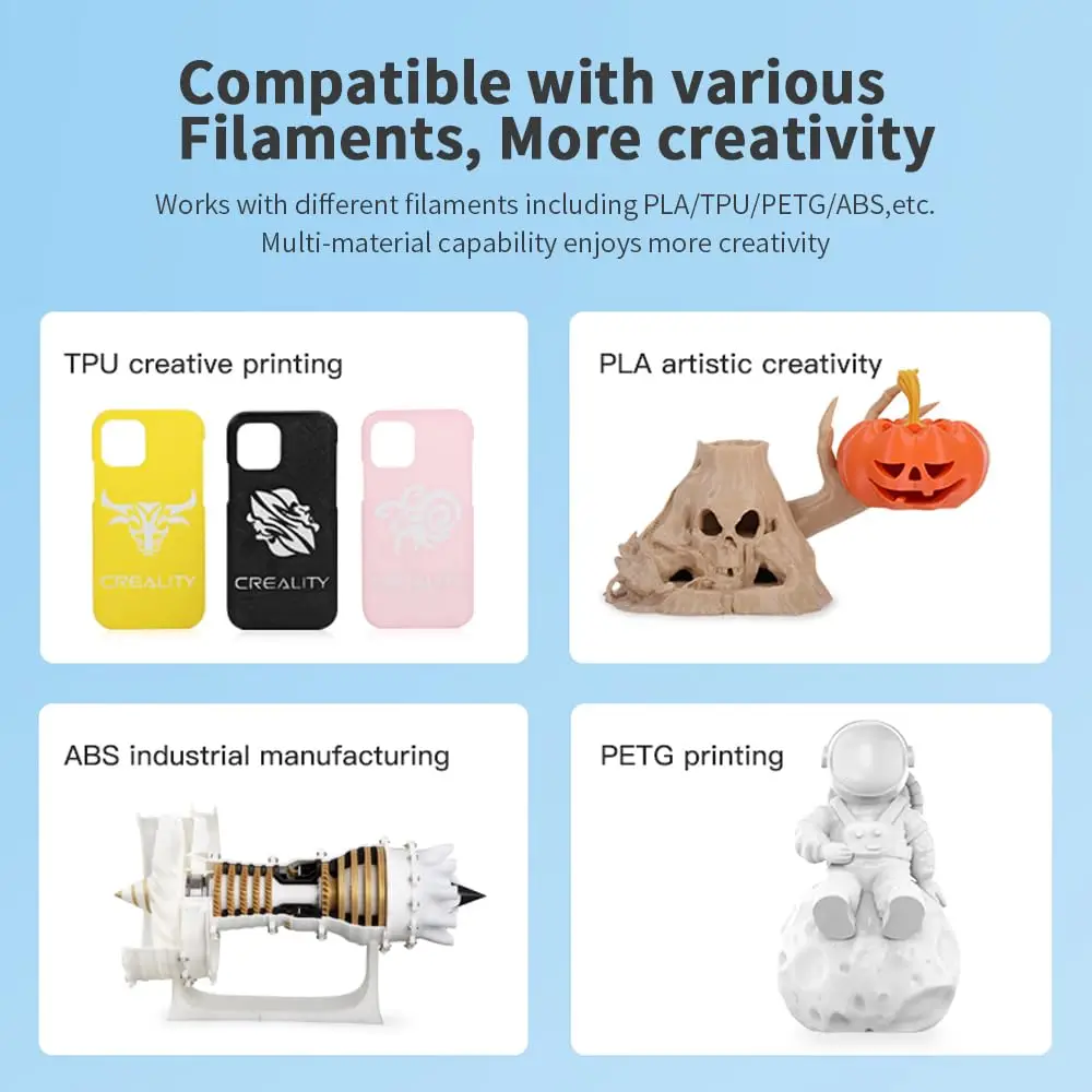 Creality Ender-3 V3 KE Kit de extrusora de acionamento direto, atualização de design de alimentação de engrenagem dupla para impressora 3D Ender-3 V3 SE/Ender-3 V3 KE - Image 5