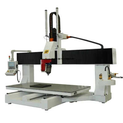 Máquina CNC Router Mini de 5 Eixos com Preço Competitivo, Recursos de Corte e Escultura de Mesa 4 e 5 Eixos, Sistema de Controle Syntec Richauto