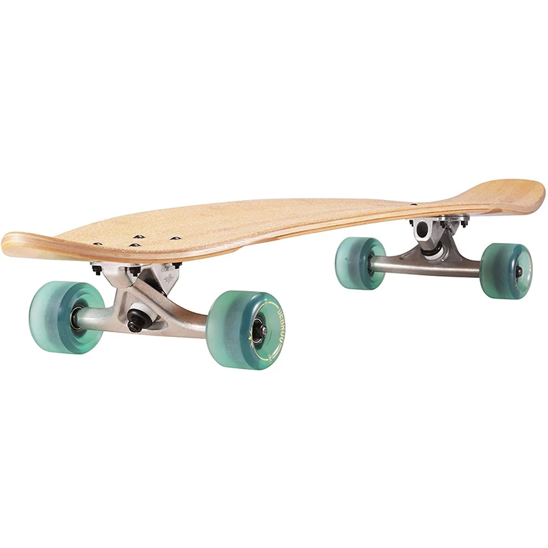 Flexible 42 Inch Bamboo and Hard Maple Decks Kick Tail Cruiser Longboard Skateboard - Image 5