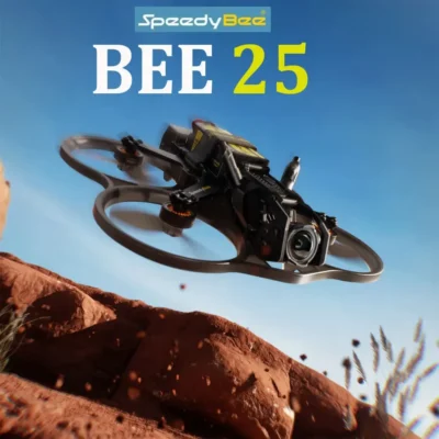 SpeedyBee Bee25 2.5 polegadas HD FPV Drone ELRS 2.4G TBS Versão Para Unidade de Ar O4 O3 Runcam Link RC FPV Cinewhoop Drone Avião